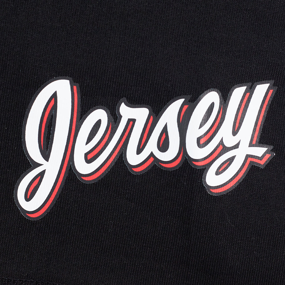 NHL NEW JERSEY DEVILS CLASSIC WOMEN'S COTTON BIKE SHORT (BLACK)