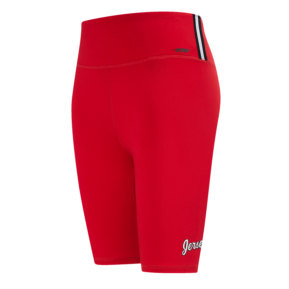 NHL NEW JERSEY DEVILS CLASSIC WOMEN'S COTTON BIKE SHORT (RED)
