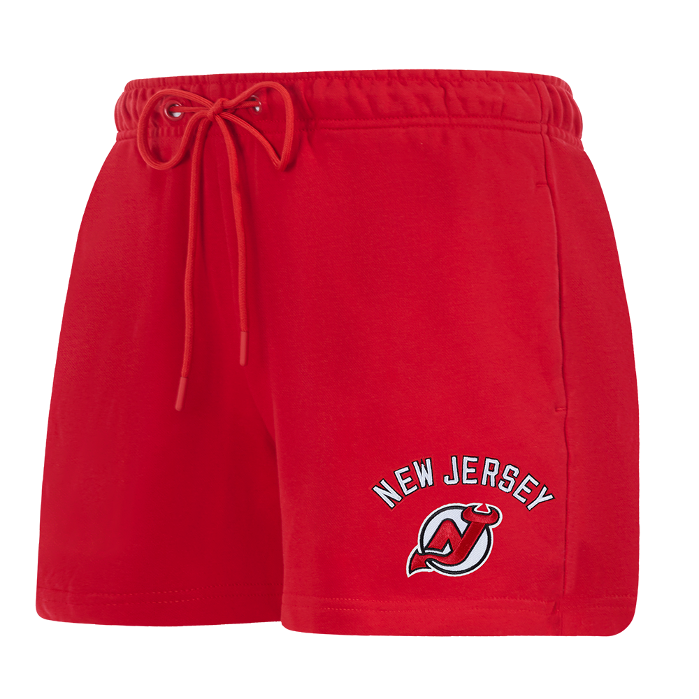 NHL NEW JERSEY DEVILS CLASSIC WOMEN'S FLEECE SHORT (RED)