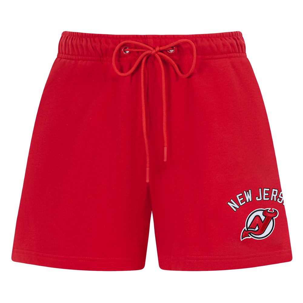 NHL NEW JERSEY DEVILS CLASSIC WOMEN'S FLEECE SHORT (RED)