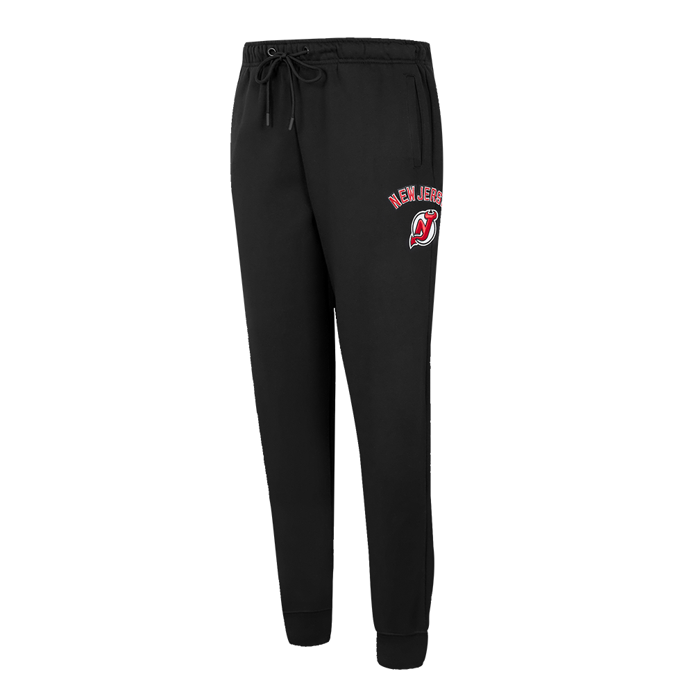 NHL NEW JERSEY DEVILS CLASSIC WOMEN'S FLEECE SWEATPANT (BLACK)