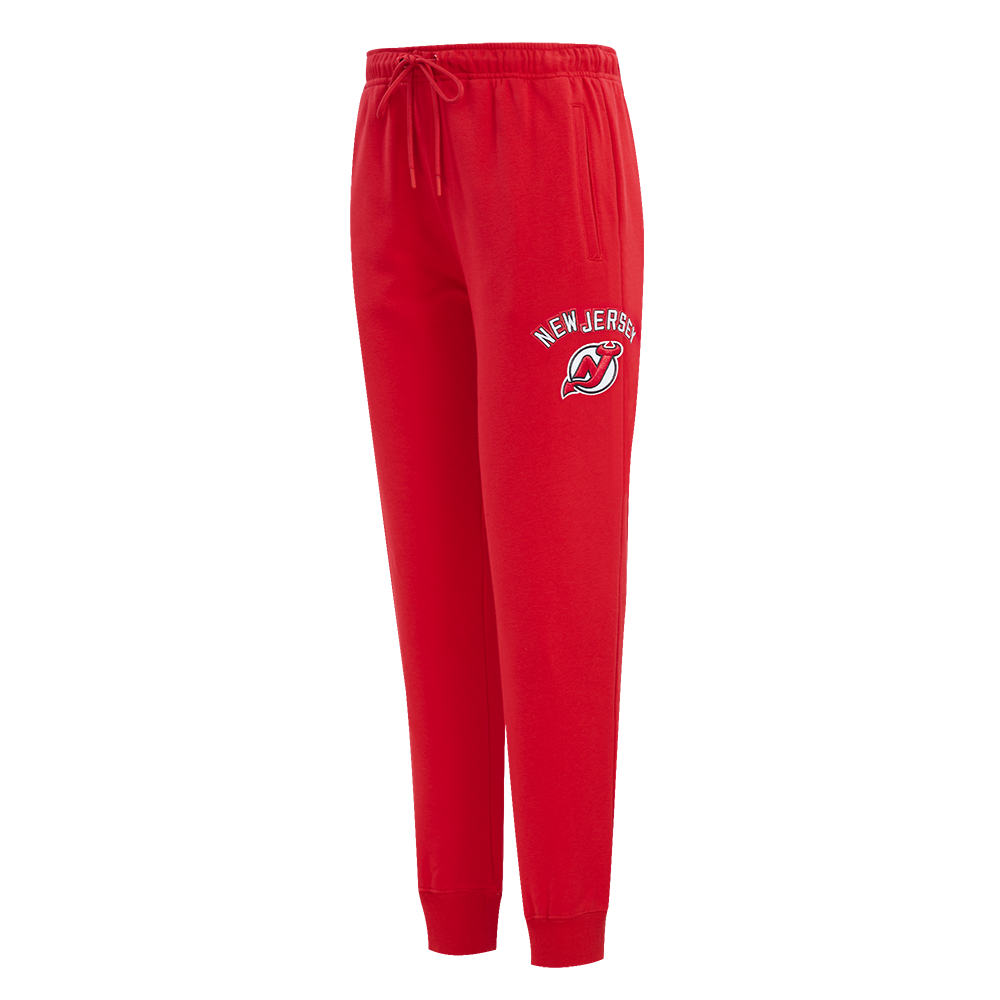 NHL NEW JERSEY DEVILS CLASSIC PANTALON OUATÉ EN MOLLETON POUR FEMME (ROUGE)