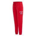 NHL NEW JERSEY DEVILS CLASSIC PANTALON OUATÉ EN MOLLETON POUR FEMME (ROUGE)