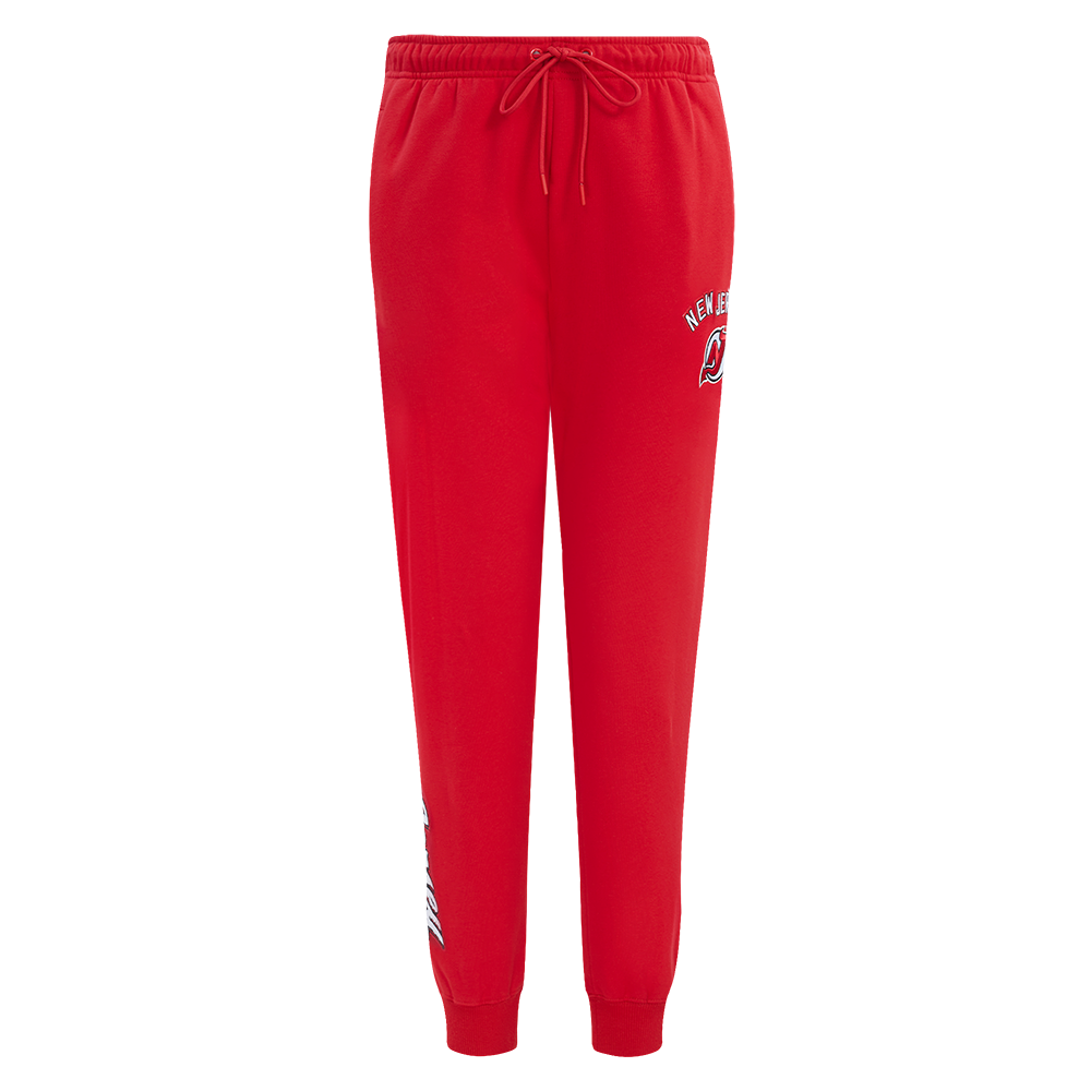 NHL NEW JERSEY DEVILS CLASSIC WOMEN'S FLEECE SWEATPANT (RED)