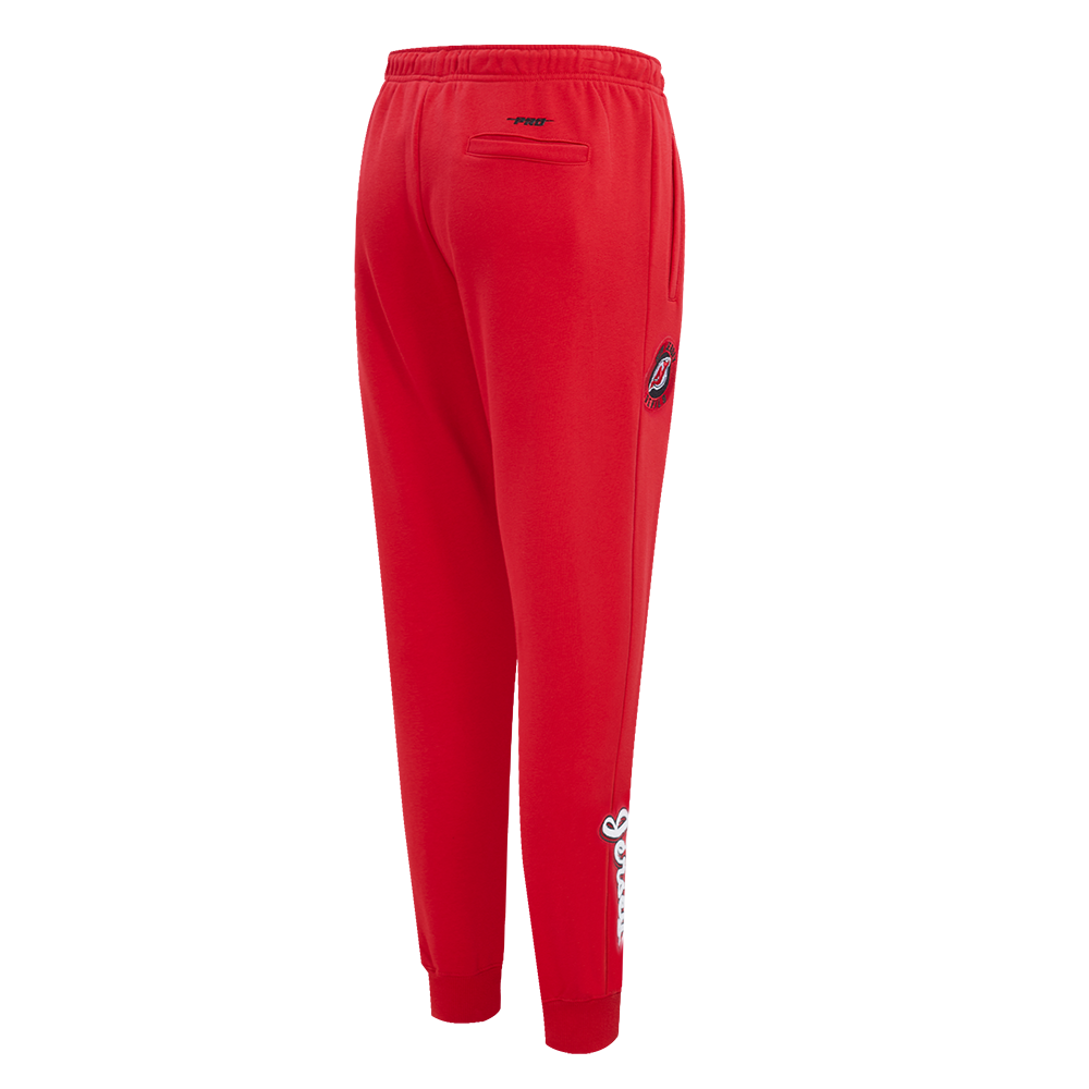 NHL NEW JERSEY DEVILS CLASSIC PANTALON OUATÉ EN MOLLETON POUR FEMME (ROUGE)