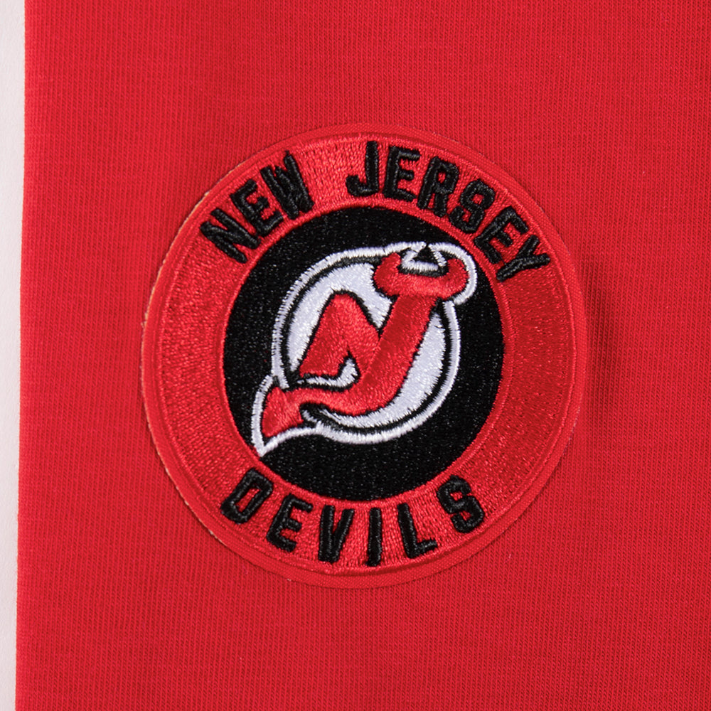 NHL NEW JERSEY DEVILS CLASSIC LEGGING EN JERSEY POUR FEMME (ROUGE)