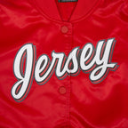 NHL NEW JERSEY DEVILS CLASSIC WOMEN'S SATIN JACKET (RED)