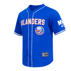 NHL NEW YORK ISLANDERS CLASSIC MESH CHEMISE BOUTONNÉE (BLEU ROYAL)