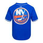 NHL NEW YORK ISLANDERS CLASSIC MESH CHEMISE BOUTONNÉE (BLEU ROYAL)