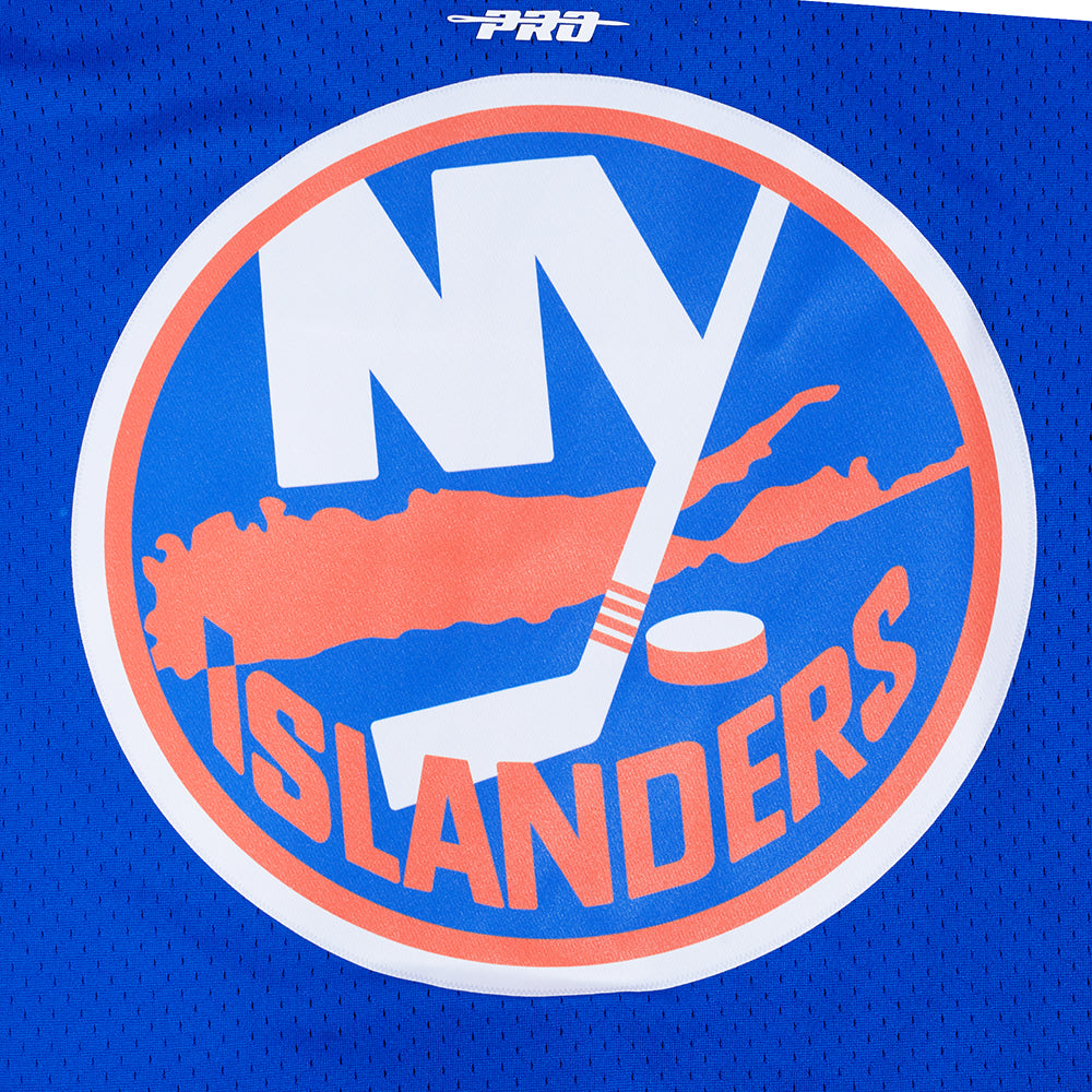 NHL NEW YORK ISLANDERS CLASSIC MESH CHEMISE BOUTONNÉE (BLEU ROYAL)