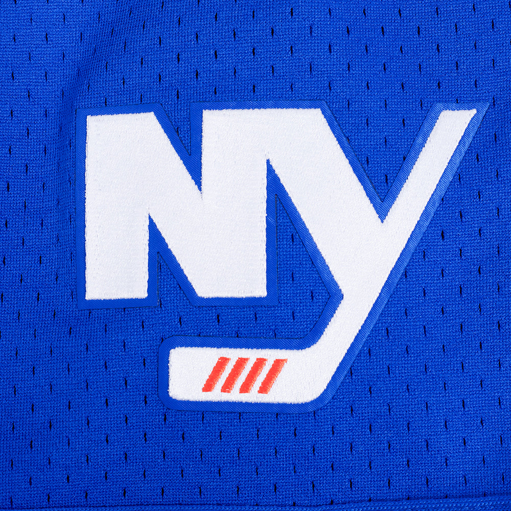 NHL NEW YORK ISLANDERS CLASSIC MESH CHEMISE BOUTONNÉE (BLEU ROYAL)