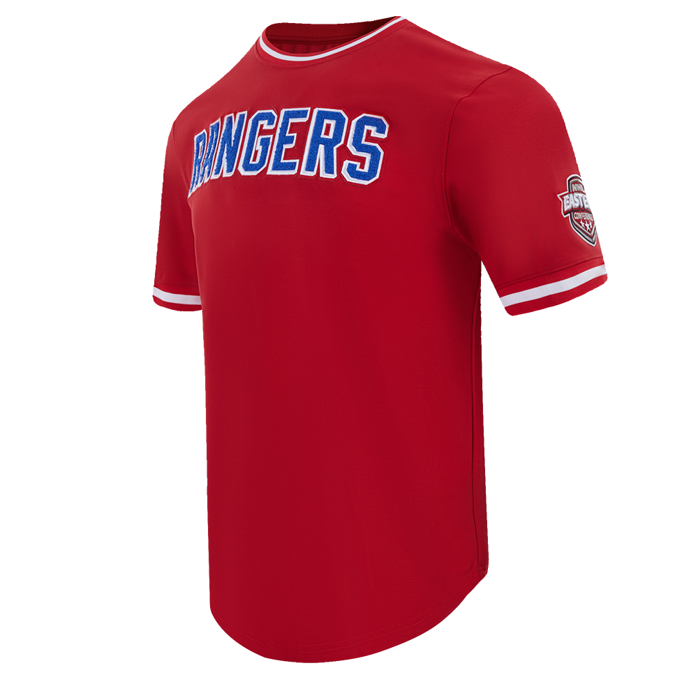 NHL NEW YORK RANGERS CLASSIC CHENILLE MEN'S DK TEE (RED)
