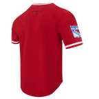 NHL NEW YORK RANGERS CLASSIC CHENILLE MEN'S DK TEE (RED)