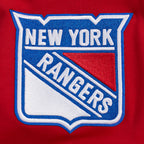 NHL NEW YORK RANGERS CLASSIC CHENILLE MEN'S DK TEE (RED)