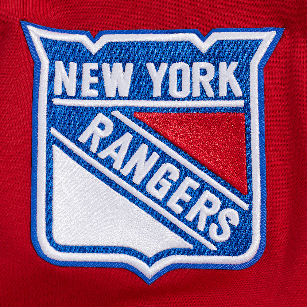 NHL NEW YORK RANGERS CLASSIC CHENILLE MEN'S DK TEE (RED)