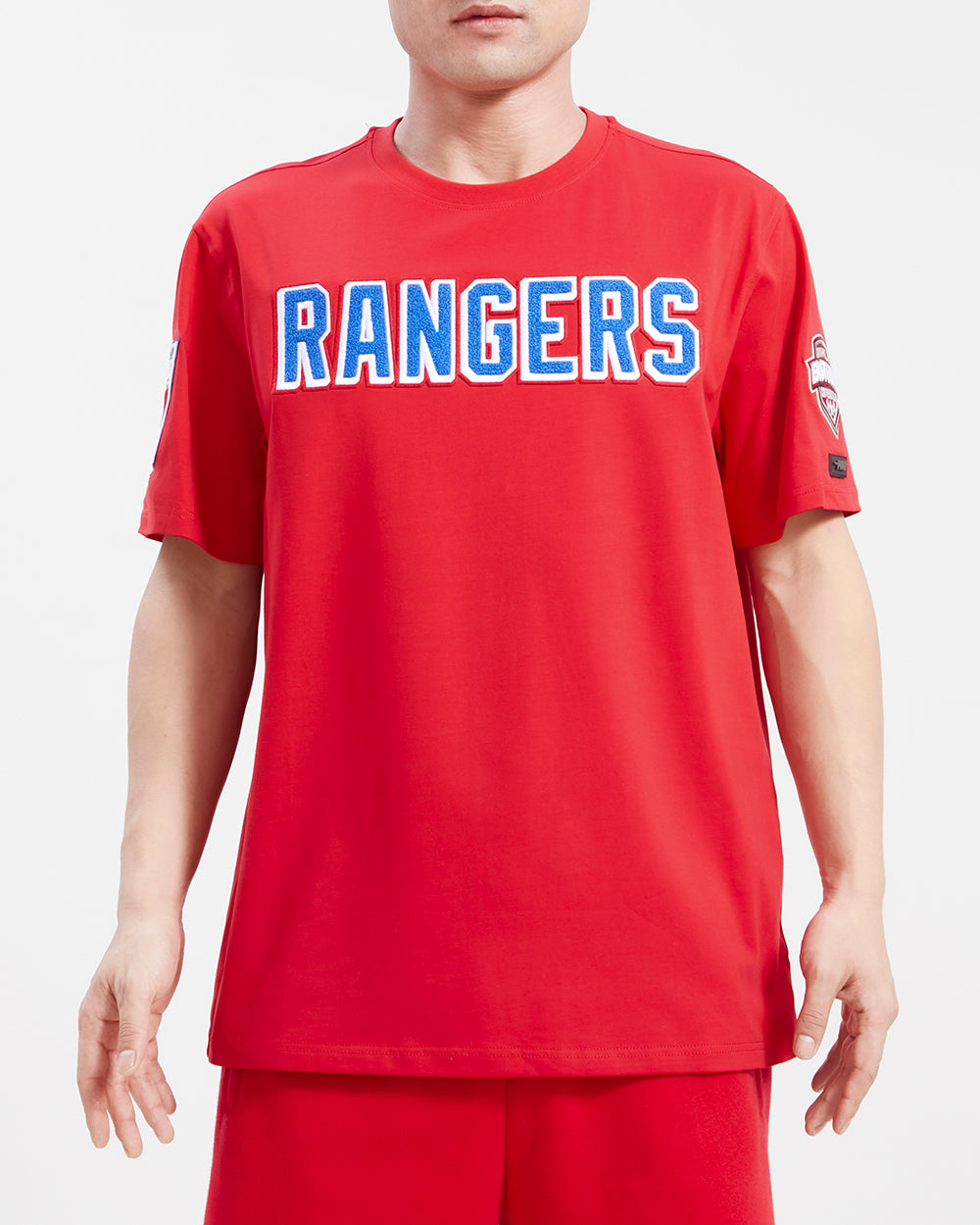 NHL NEW YORK RANGERS CLASSIC CHENILLE MEN'S TEE (RED)