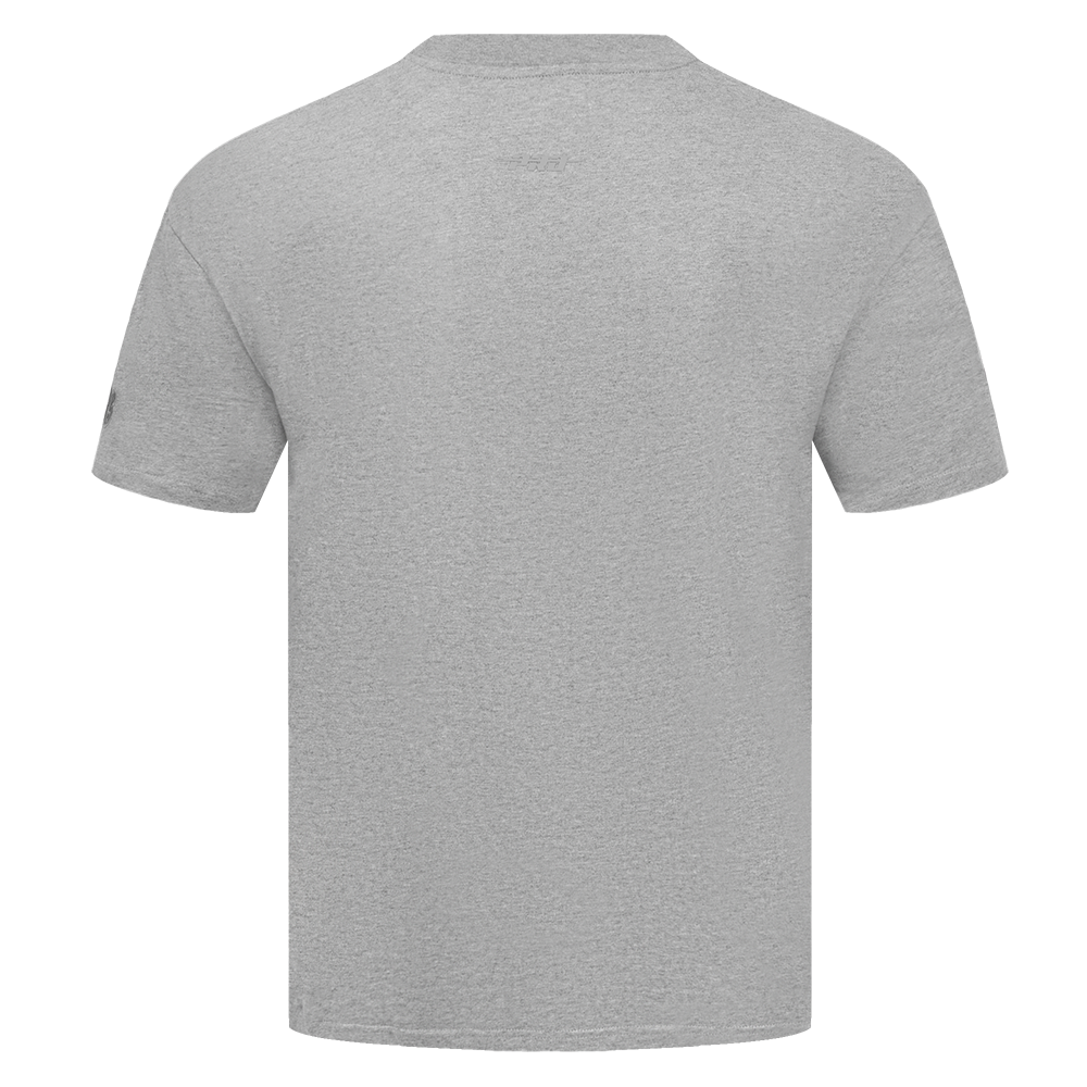 NHL NEW YORK RANGERS NEUTRAL T-SHIRT EN JERSEY DE COTON À ÉPAULES TOMBANTES POUR HOMME (GRIS CHINÉ FONCÉ)
