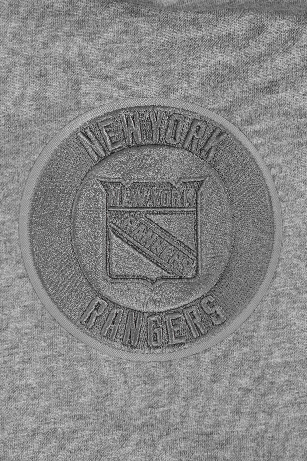 NHL NEW YORK RANGERS NEUTRAL T-SHIRT EN JERSEY DE COTON À ÉPAULES TOMBANTES POUR HOMME (GRIS CHINÉ FONCÉ)