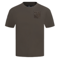 NHL NEW YORK RANGERS NEUTRAL MEN'S  CJ DROP SHOULDER TEE (DARK TAUPE)