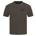 NHL NEW YORK RANGERS NEUTRAL MEN'S  CJ DROP SHOULDER TEE (DARK TAUPE)