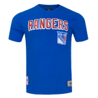 NHL NEW YORK RANGERS CLASSIC MESH SJ STRIPED TEE (ROYAL BLUE/RED)