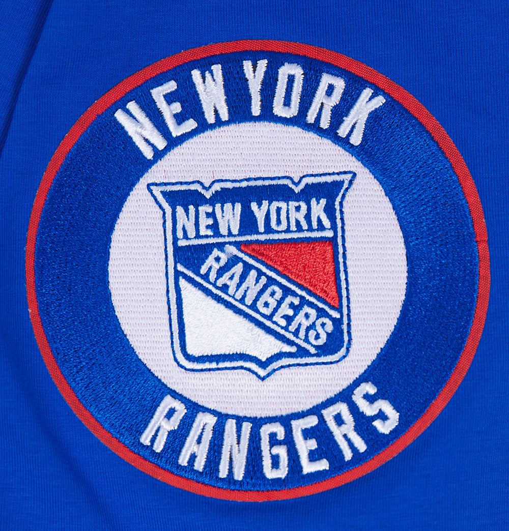 NHL NEW YORK RANGERS SCRIPT TAIL MEN'S SJ TEE (ROYAL BLUE)