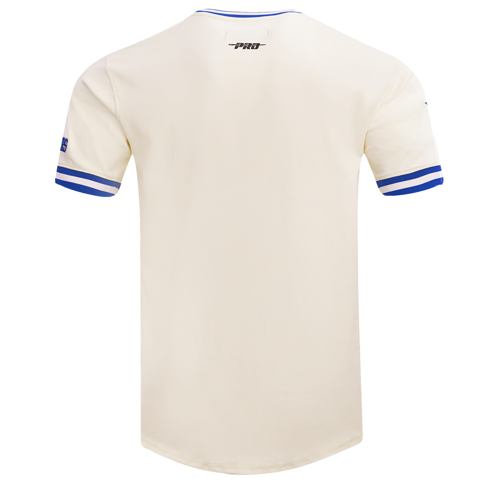 NHL NEW YORK RANGERS RETRO CLASSIC MEN'S  DK TEE (EGGSHELL/ ROYAL BLUE)
