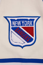 NHL NEW YORK RANGERS RETRO CLASSIC MEN'S  DK TEE (EGGSHELL/ ROYAL BLUE)