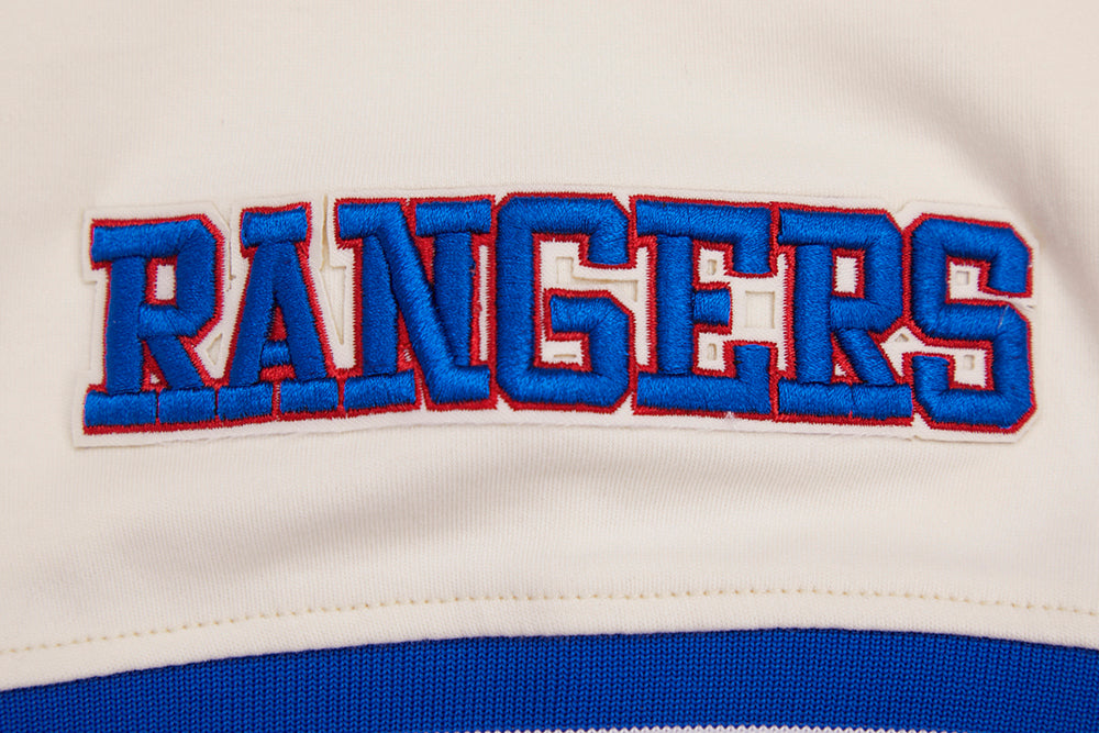 NHL NEW YORK RANGERS RETRO CLASSIC MEN'S  DK TEE (EGGSHELL/ ROYAL BLUE)