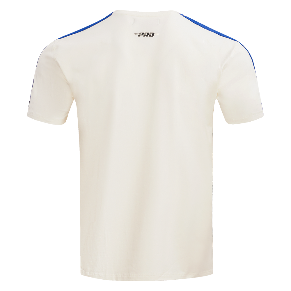 NHL NEW YORK RANGERS RETRO CLASSIC MEN'S SJ STRIPED TEE (EGGSHELL/ROYAL BLUE)