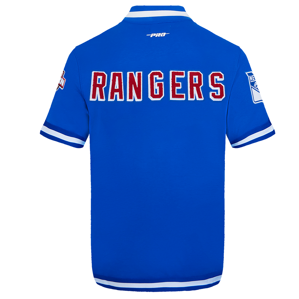 NHL NEW YORK RANGERS CLASSIC BLOUSON D'ÉCHAUFFEMENT POUR HOMME (BLEU ROYAL)