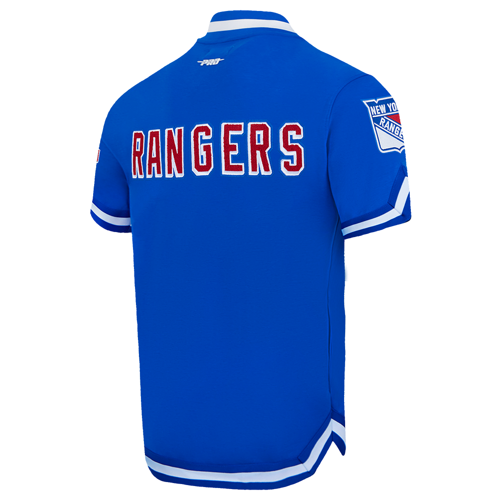 NHL NEW YORK RANGERS CLASSIC BLOUSON D'ÉCHAUFFEMENT POUR HOMME (BLEU ROYAL)