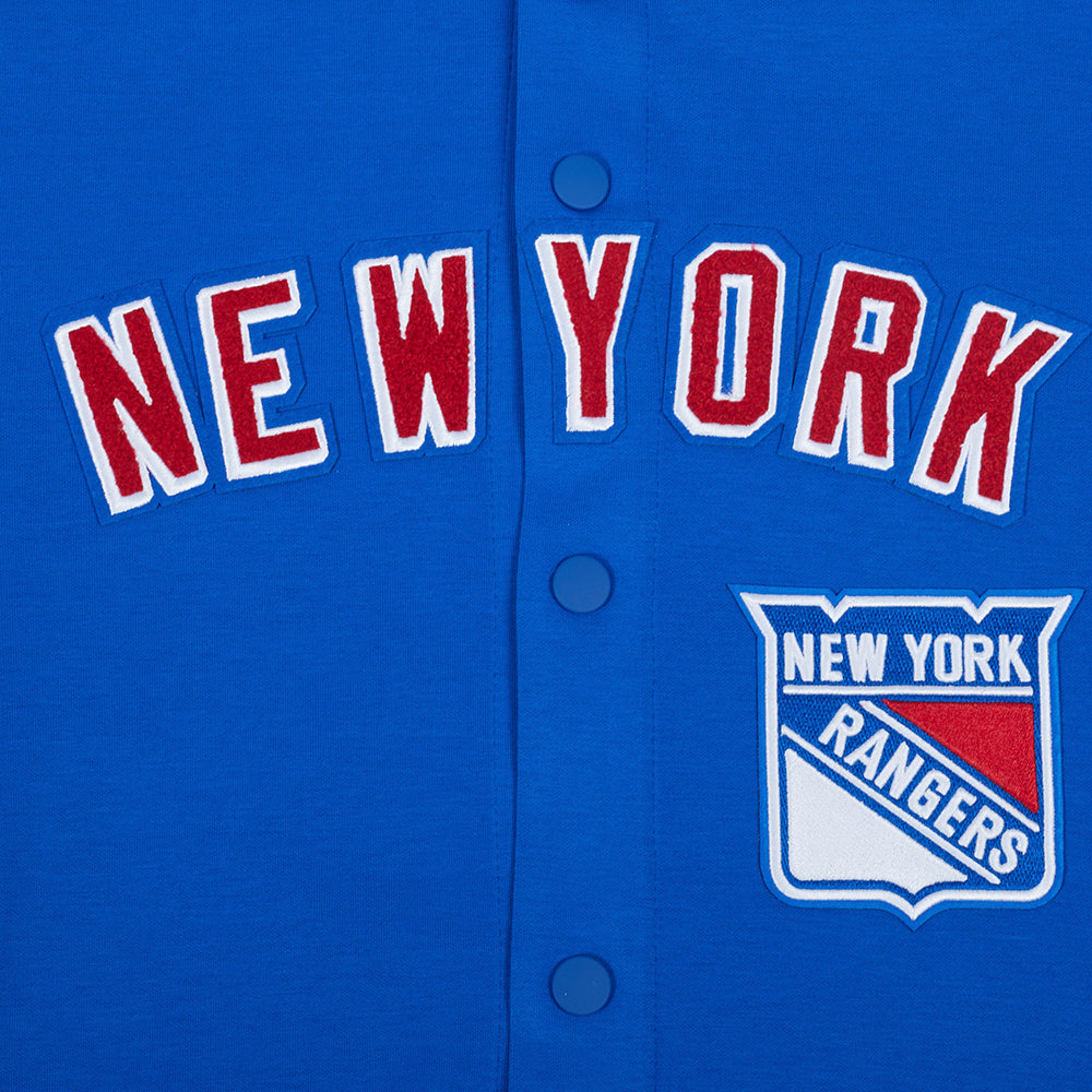 NHL NEW YORK RANGERS CLASSIC BLOUSON D'ÉCHAUFFEMENT POUR HOMME (BLEU ROYAL)