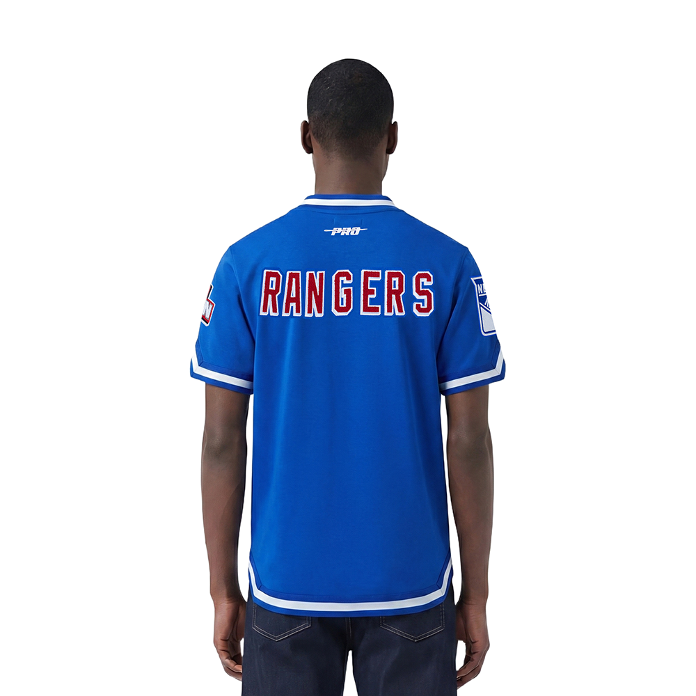 NHL NEW YORK RANGERS CLASSIC BLOUSON D'ÉCHAUFFEMENT POUR HOMME (BLEU ROYAL)