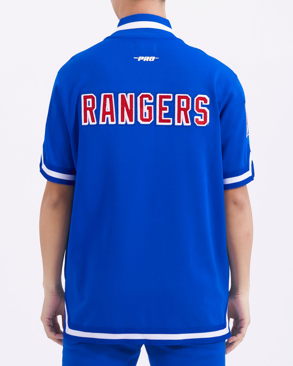 NHL NEW YORK RANGERS CLASSIC BLOUSON D'ÉCHAUFFEMENT POUR HOMME (BLEU ROYAL)