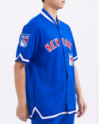 NHL NEW YORK RANGERS CLASSIC BLOUSON D'ÉCHAUFFEMENT POUR HOMME (BLEU ROYAL)