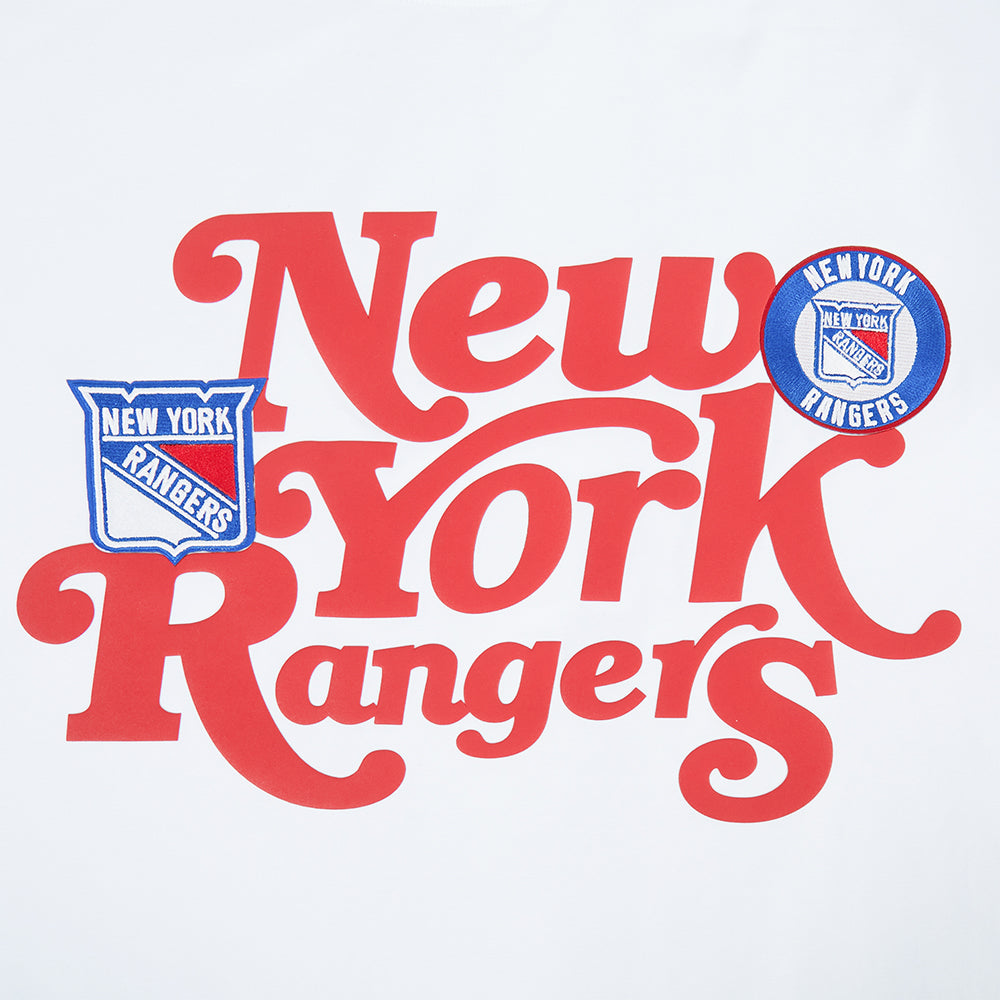 NHL NEW YORK RANGERS SOUVENIR MEN'S SJ TEE (WHITE)