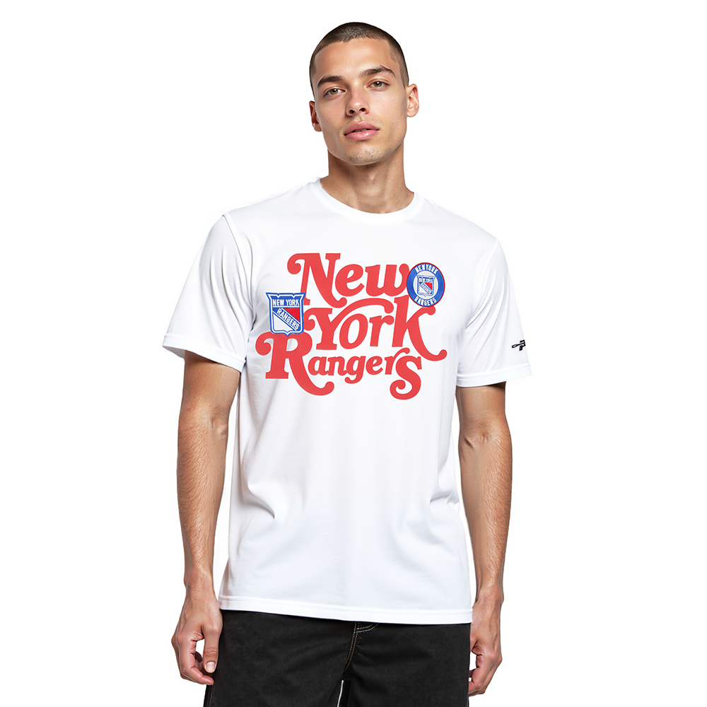 NHL NEW YORK RANGERS SOUVENIR MEN'S SJ TEE (WHITE)