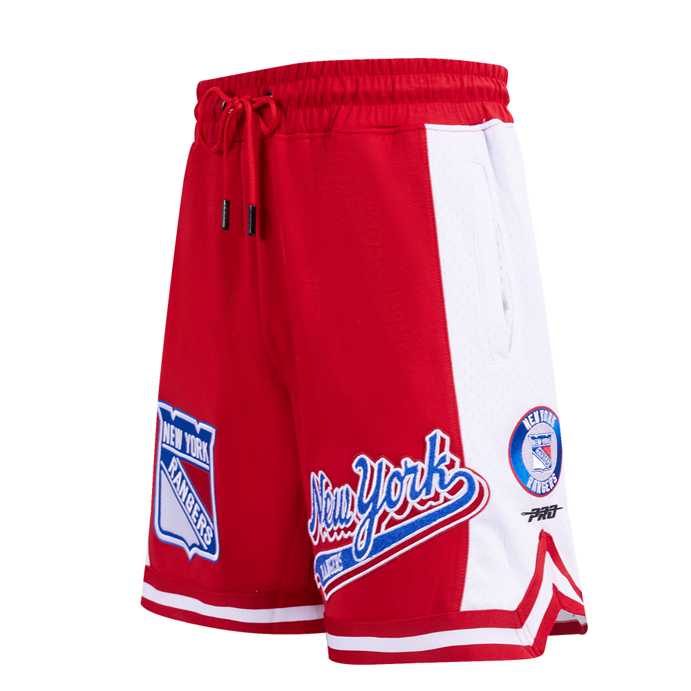 NHL NEW YORK RANGERS SCRIPT TAIL MEN'S DK 2.0 SHORT (RED)