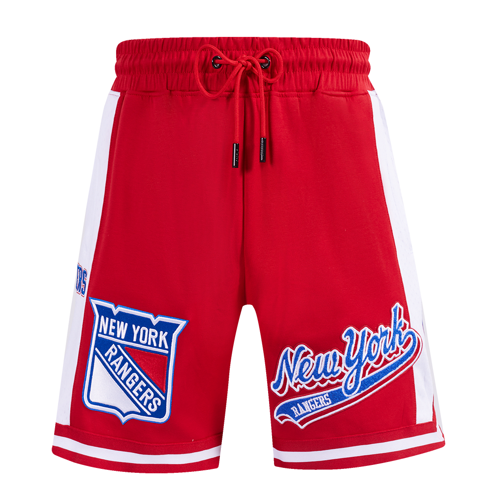 NHL NEW YORK RANGERS SCRIPT TAIL MEN'S DK 2.0 SHORT (RED)