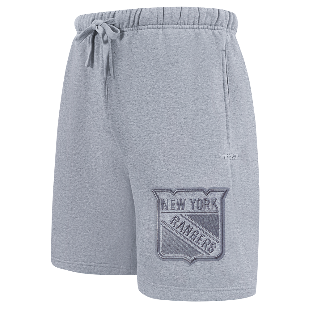 NHL NEW YORK RANGERS NEUTRAL MEN'S  MEN'S FLC SHORT (DARK HEATHER GRAY)