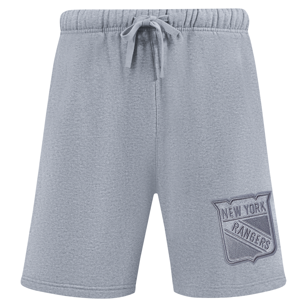 NHL NEW YORK RANGERS NEUTRAL MEN'S  MEN'S FLC SHORT (DARK HEATHER GRAY)