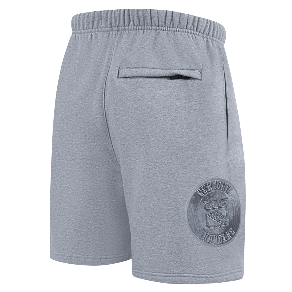 NHL NEW YORK RANGERS NEUTRAL MEN'S  MEN'S FLC SHORT (DARK HEATHER GRAY)
