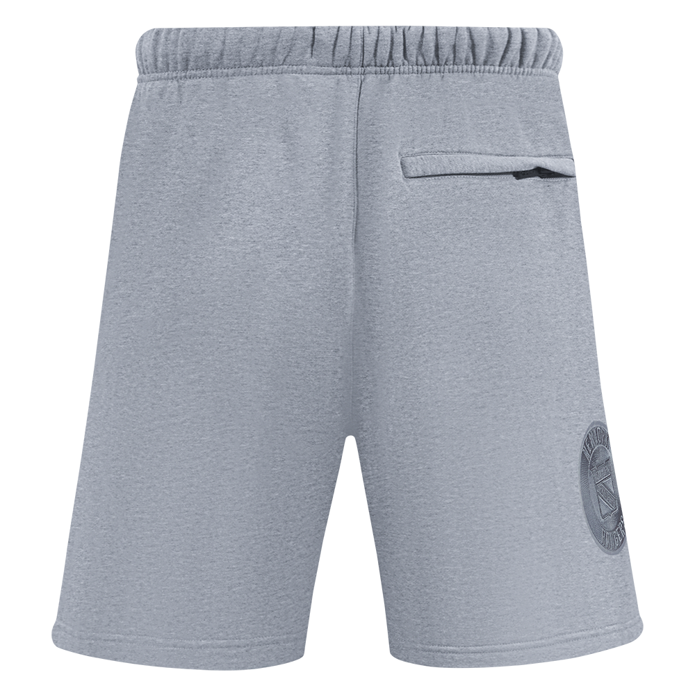 NHL NEW YORK RANGERS NEUTRAL MEN'S  MEN'S FLC SHORT (DARK HEATHER GRAY)