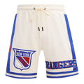NHL NEW YORK RANGERS RETRO CLASSIC MEN'S  DK 2.0 SHORT (EGGSHELL/ROYAL BLUE)