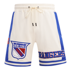 NHL NEW YORK RANGERS RETRO CLASSIC MEN'S  DK 2.0 SHORT (EGGSHELL/ROYAL BLUE)