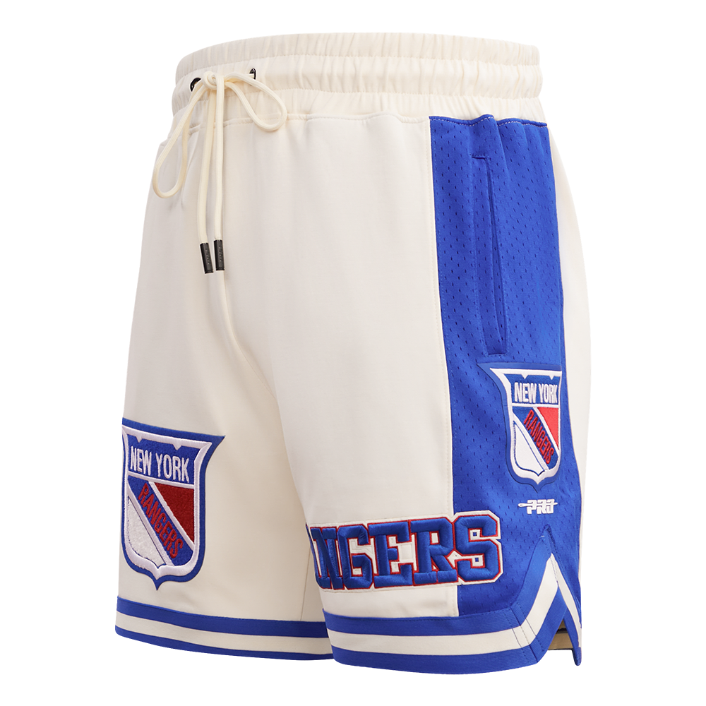 NHL NEW YORK RANGERS RETRO CLASSIC MEN'S  DK 2.0 SHORT (EGGSHELL/ROYAL BLUE)