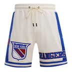 NHL NEW YORK RANGERS RETRO CLASSIC MEN'S  DK 2.0 SHORT (EGGSHELL/ROYAL BLUE)