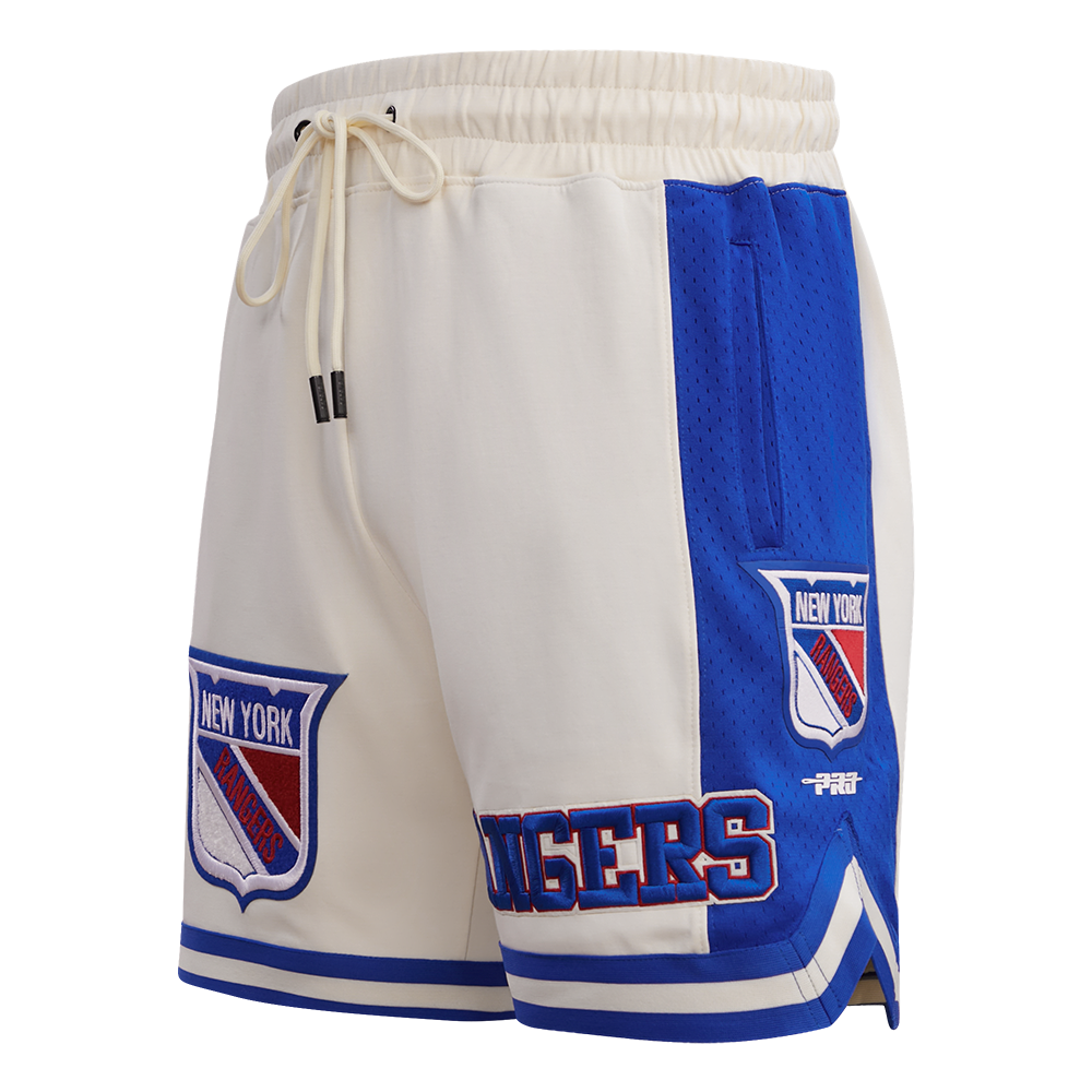 NHL NEW YORK RANGERS RETRO CLASSIC MEN'S  DK 2.0 SHORT (EGGSHELL/ROYAL BLUE)
