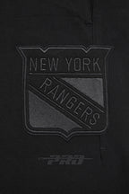 NHL NEW YORK RANGERS NEUTRAL PANTALON OUATÉ EN MOLLETON POUR HOMME (NOIR)